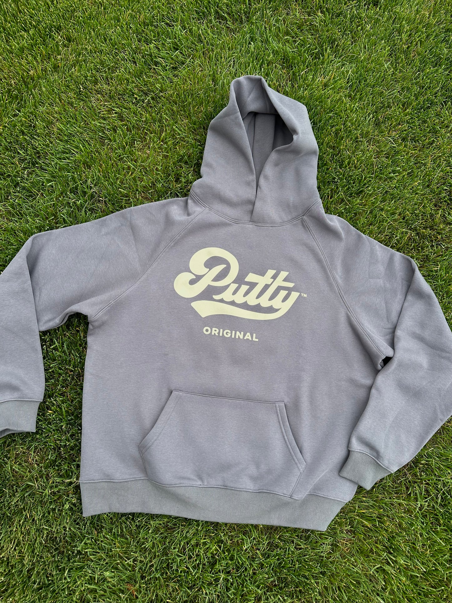 Original Hood E (Grey Washed, Plush Hoodie)